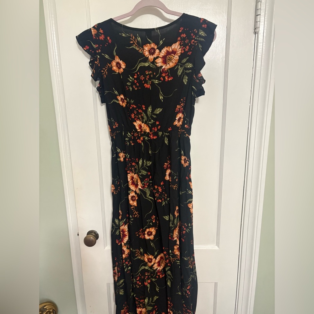 SHEIN Black Floral Maxi Dress - Picture 4 of 5